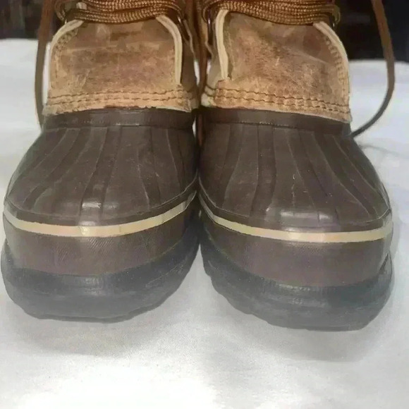 Sorel Alpine Womens Brown Insulated Leather Waterproof Made In Canada SZ 7 - Picture 14 of 14